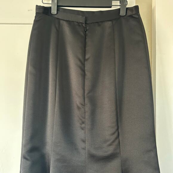 Women’s cache black peplum long maxi party skirt ￼ - Picture 4 of 4